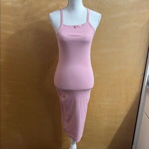 NWOT Urban Social Ribbed Pink Dress Size S